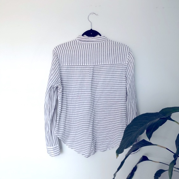 Striped Button Up - Picture 2 of 3